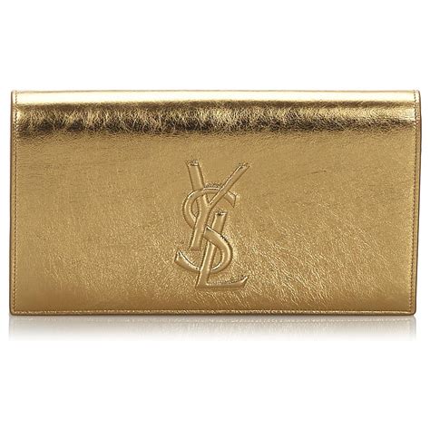 ysl bag metallic|yves st laurent clutch bags.